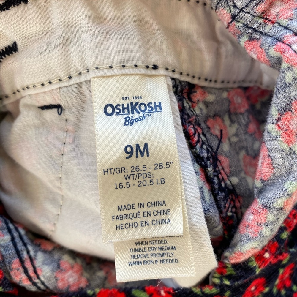 Oshkosh Corduroy Baby Overalls - Picture 3 of 4